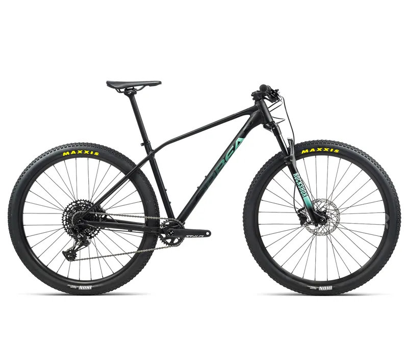 Orbea Alma H10-Eagle Unisex XC Hardtail MTB in Black Size Medium